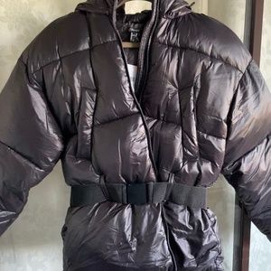 Forever 21 Hooded Puffer Jacket